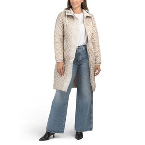 PAJAR Desert Peridot Packable Maxi Cocoon Puffer Coat